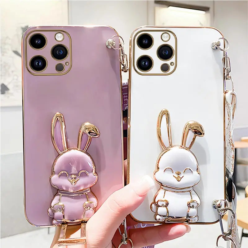 3D Rabbit Ear iPhone Holder Case