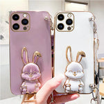 3D Rabbit Ear iPhone Holder Case