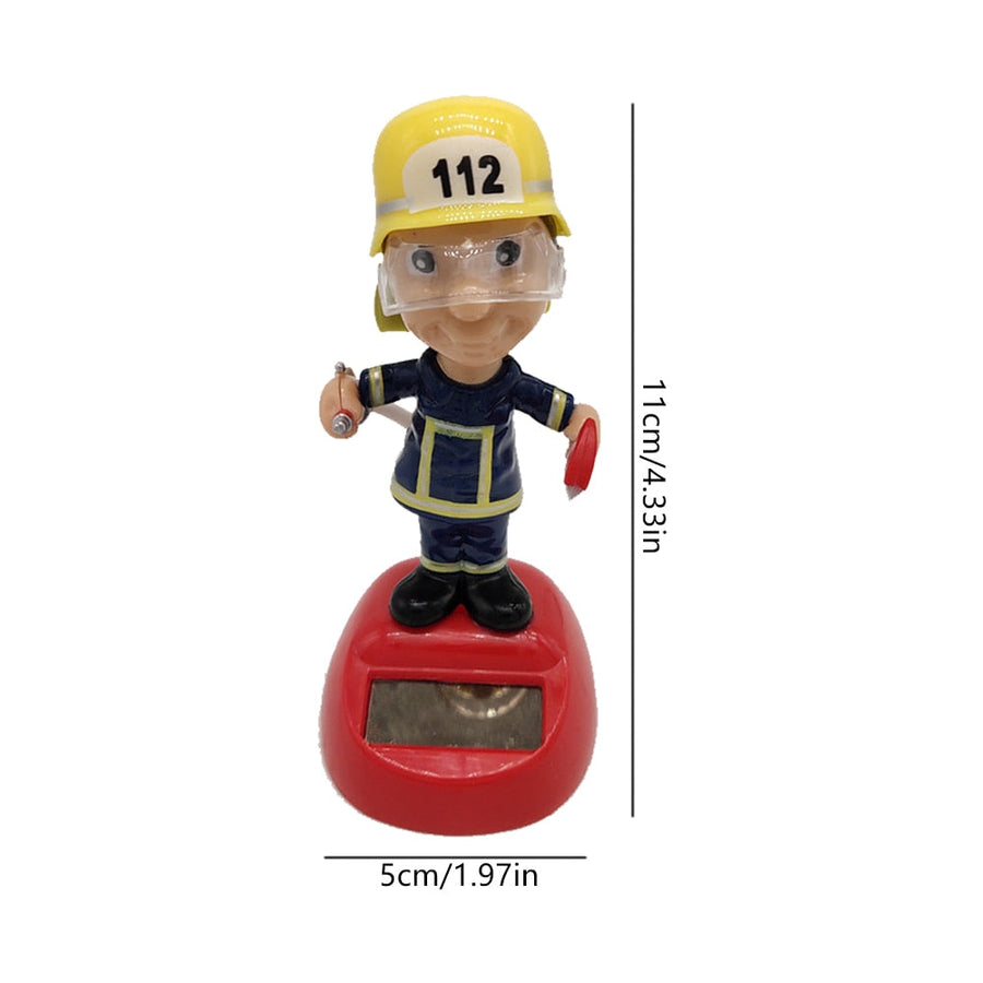 Car Dashboard Middle Finger Solar Power Decor - Image 10