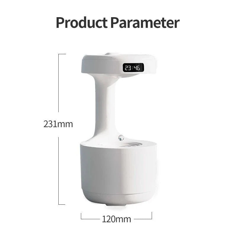 Anti-Gravity Water Droplet Air Humidifier Night Lamp - Image 3