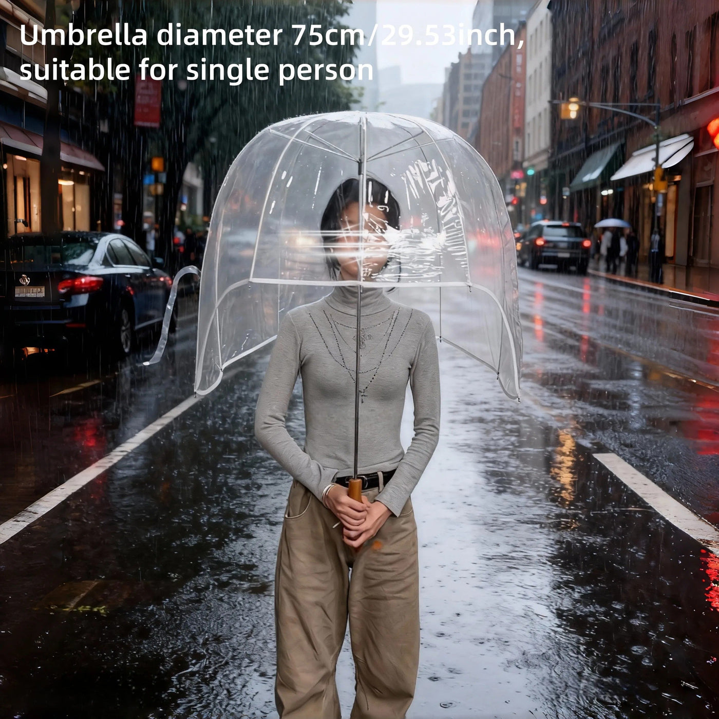 Never Wet Full Cover Bubble Umbrella - Image 5