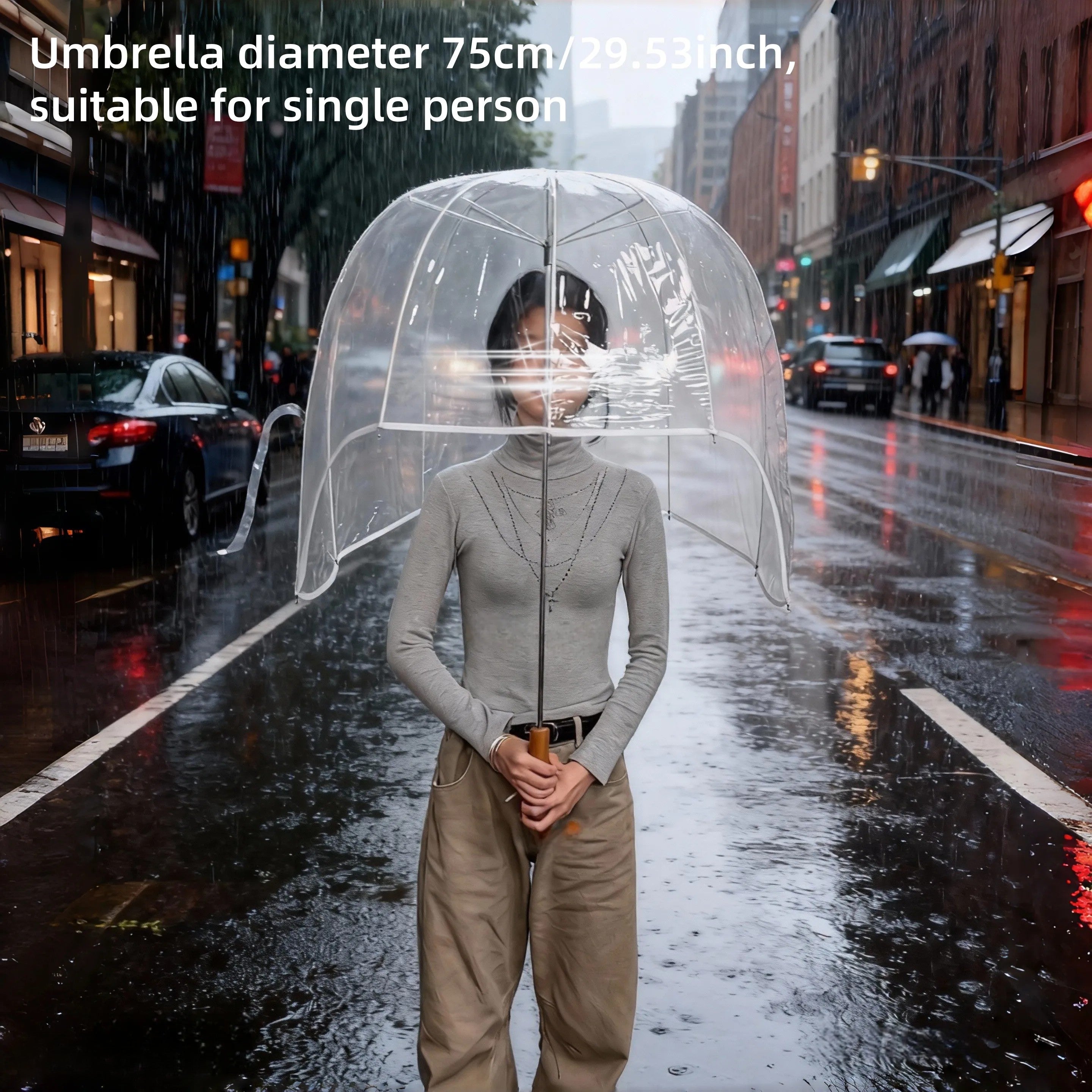 Never Wet Full Cover Bubble Umbrella - Image 5