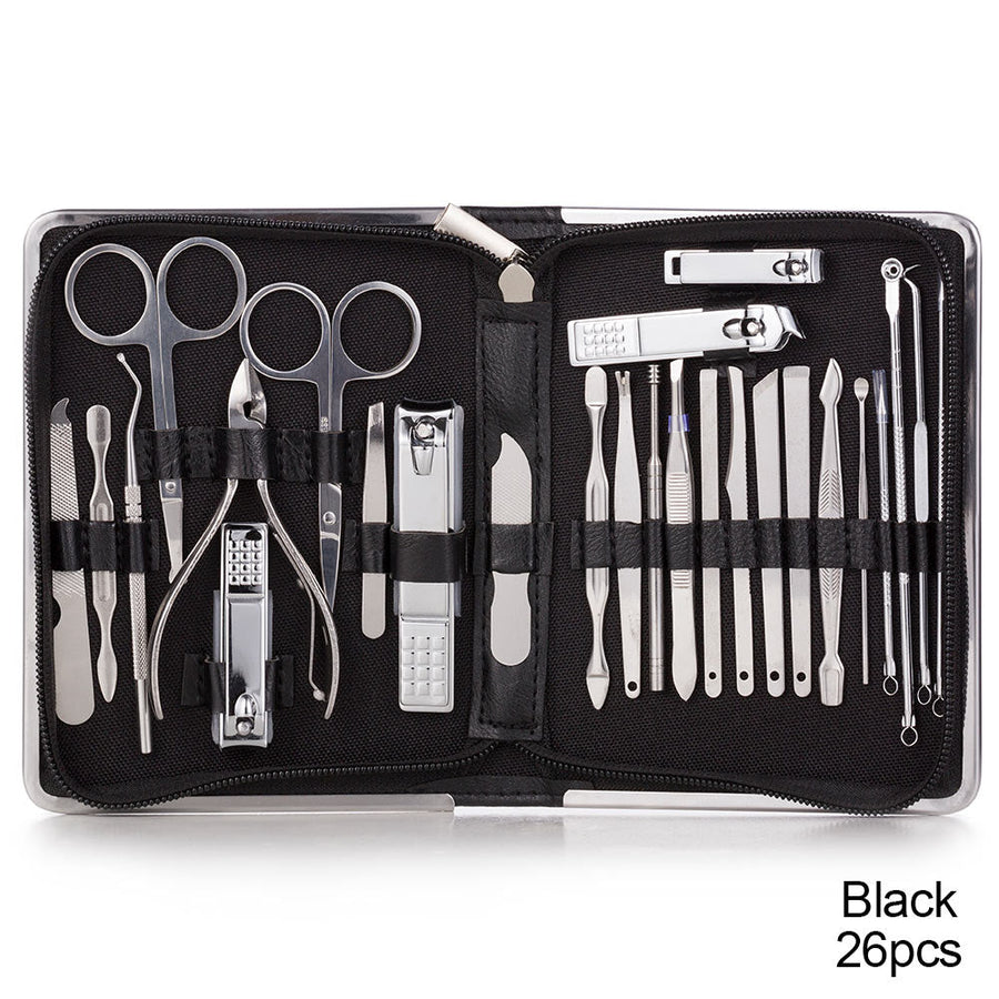 Easy Carry All-in-One Stainless Steel Manicure Set - Image 5
