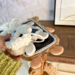 3D Cartoon Fluffy Bunny Cute iPhone Case