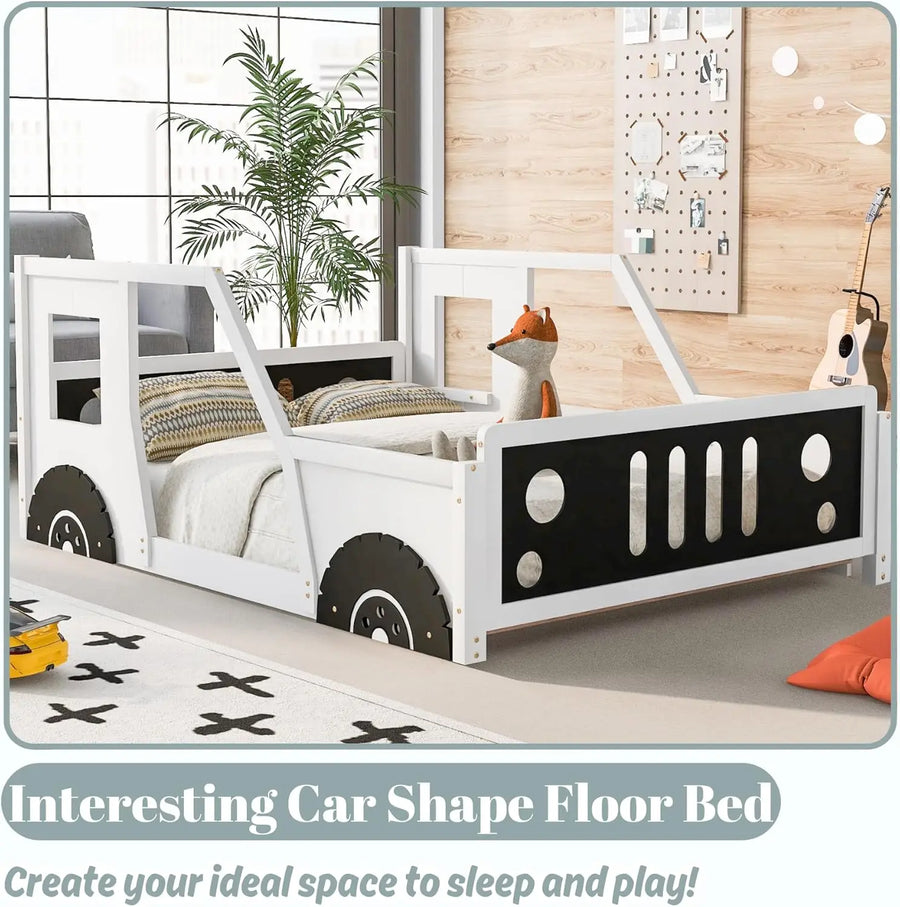 Adventure Racer Full-Size Wooden Car Bed - Image 4