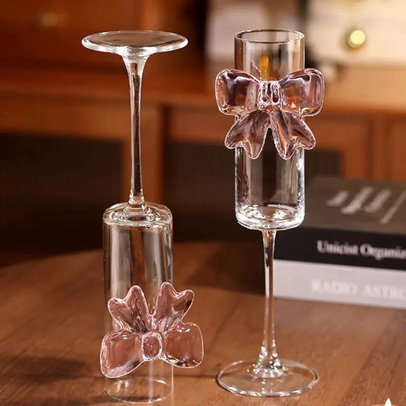 Pink Bow Cute Glass - Image 4