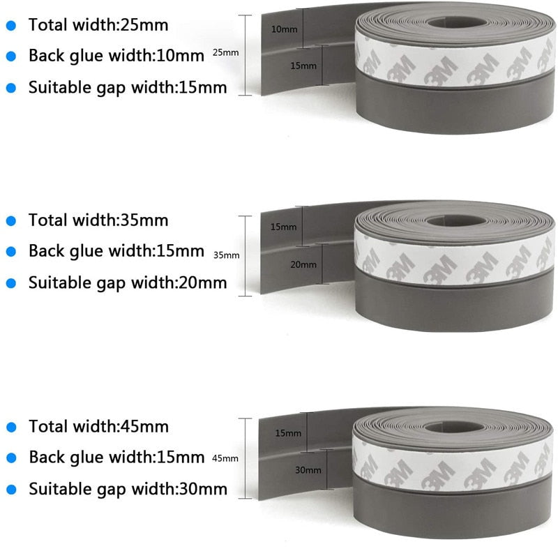 Seal Tight Self-Adhesive Door Bottom Strip - Image 4