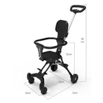 One-Click Fold High Landscape Baby Stroller