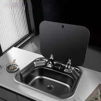 Hidden Foldable Faucet Stainless Steel Kitchen Sink - Image 0