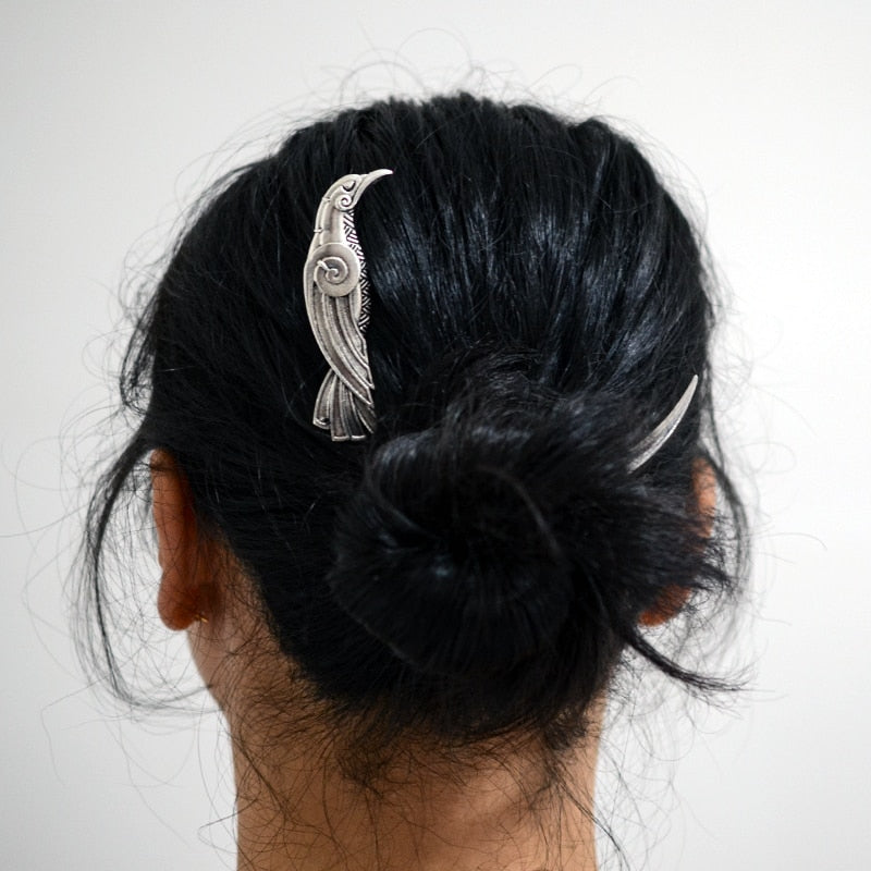 Vintage Crescent Moon Hair Sticks - Image 6