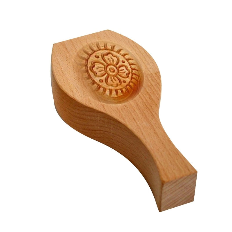 Wooden Moon Dumpling Maker Mold - Image 12