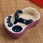 Ceramic Flip Flop Food Serving Bowl