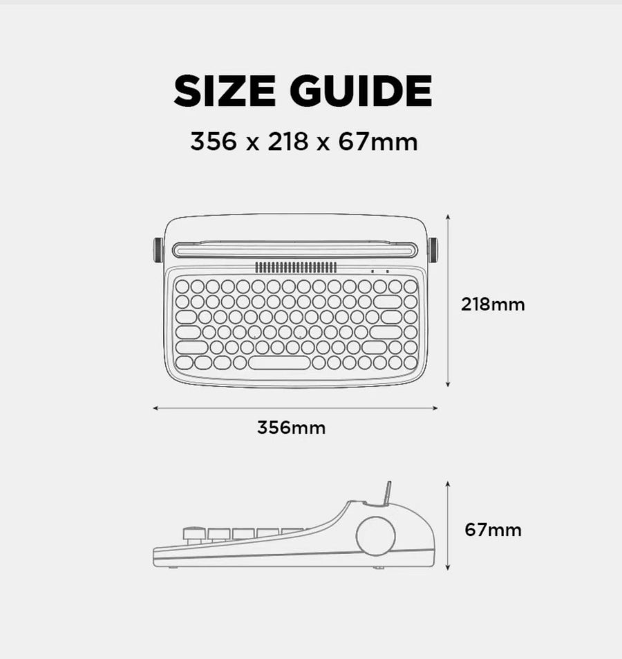 Mechanical Touch Creative Wireless Keyboard - Image 5
