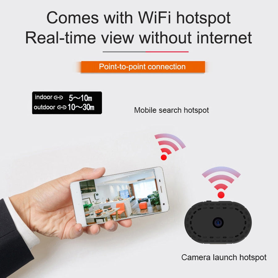 Magnetic Day Night Mini Wireless Cam IP Recorder - Image 4