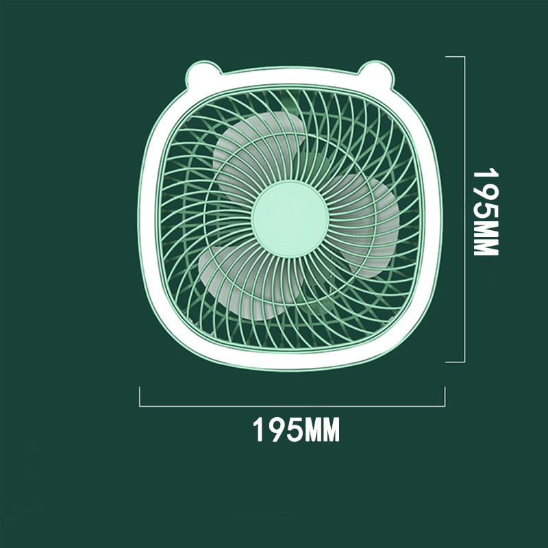 Compact Easy Mini Night Lamp USB Air Cooler - Image 4