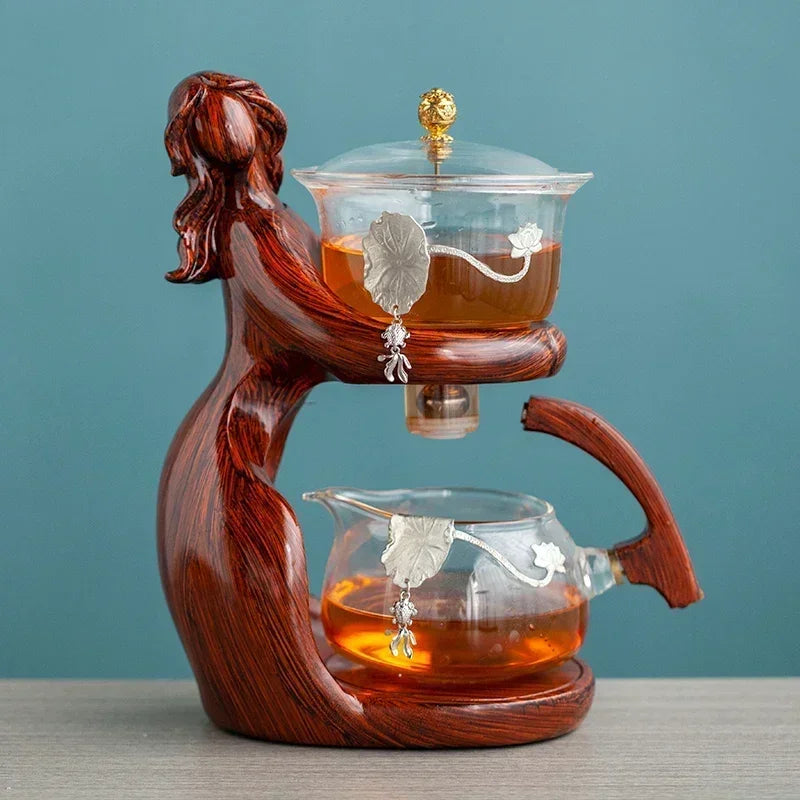 Nature Harmony Wooden Teapot - Image 7