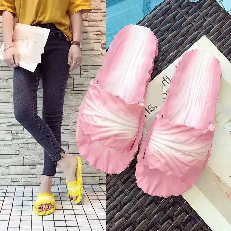 Cabbage Design Anti-Slip Slippers - Image 1