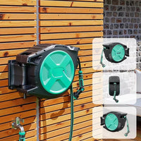 Yardpilot Auto-Retractable Wall-Mounted Garden Hose Reel - Image 2