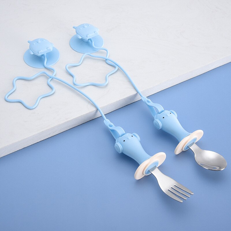 Anti-drop Baby Spoon Fork Set - Image 8