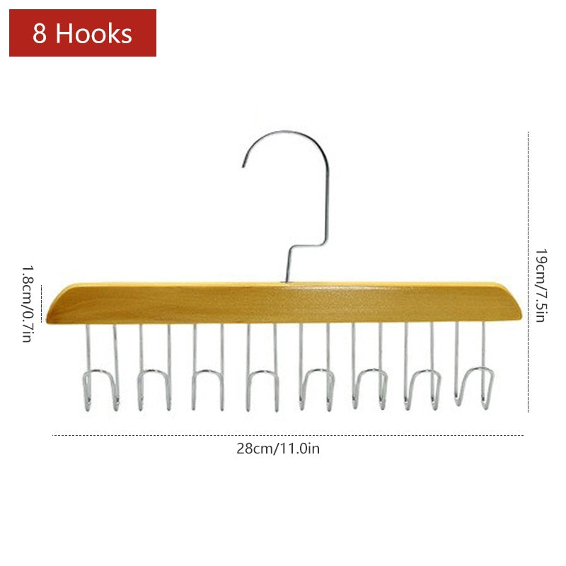 Wooden Space Saving Multi Organizer Hanger - Image 13