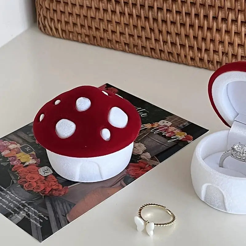 Fairy Forest Mushroom Ring Box Holder