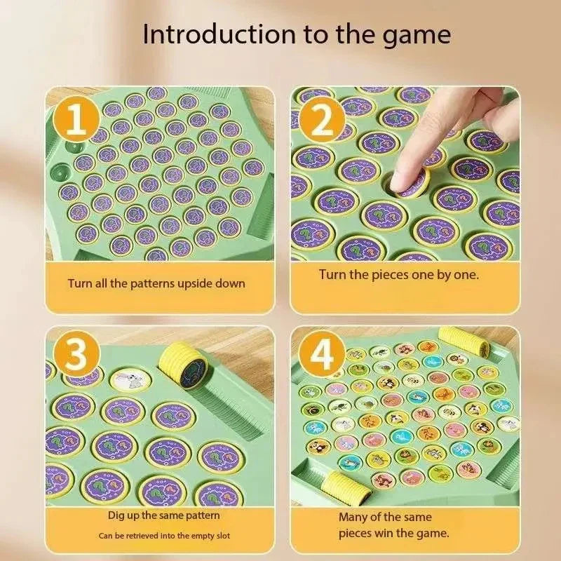 Pop Match Kids Strategy Pattern Board Game - Image 4