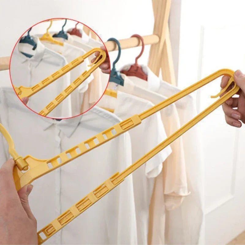 Long Hanger Retractable Adjustable Clothes Dryer Rack - Image 0