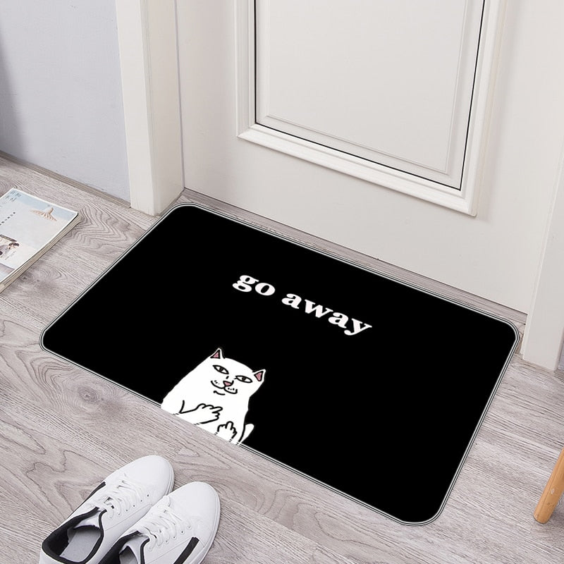Please Go Away Washable Funny Non-Slip Doormat - Image 4