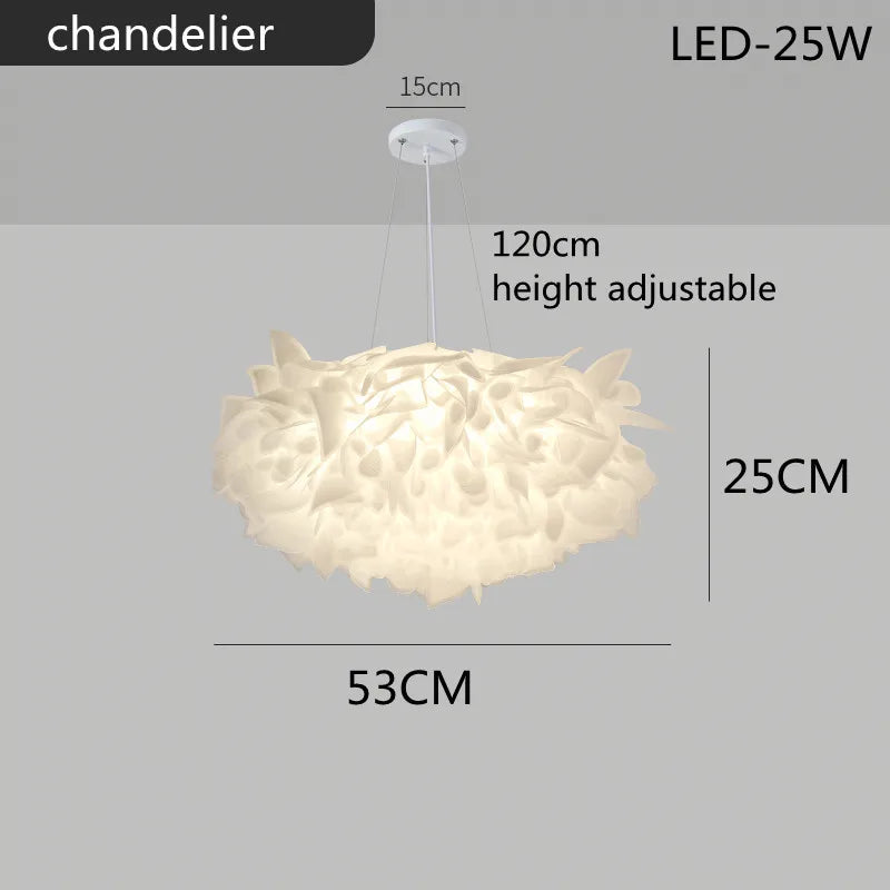 White Flower LED Multi-Mode Dimming Home Ceiling Lamp - Image 12