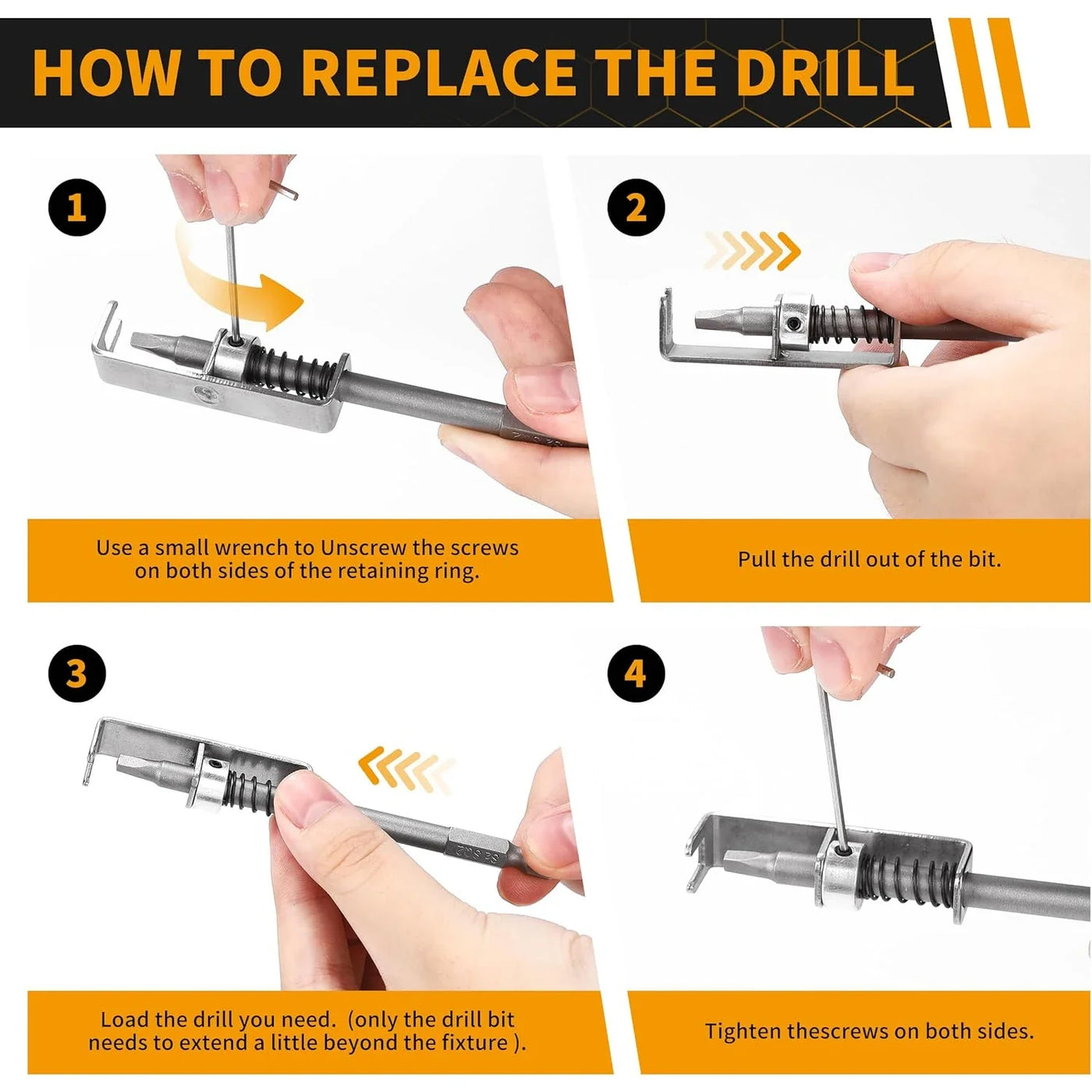 Spring Loaded Anti-Drop Screw Holder Bit - Image 5