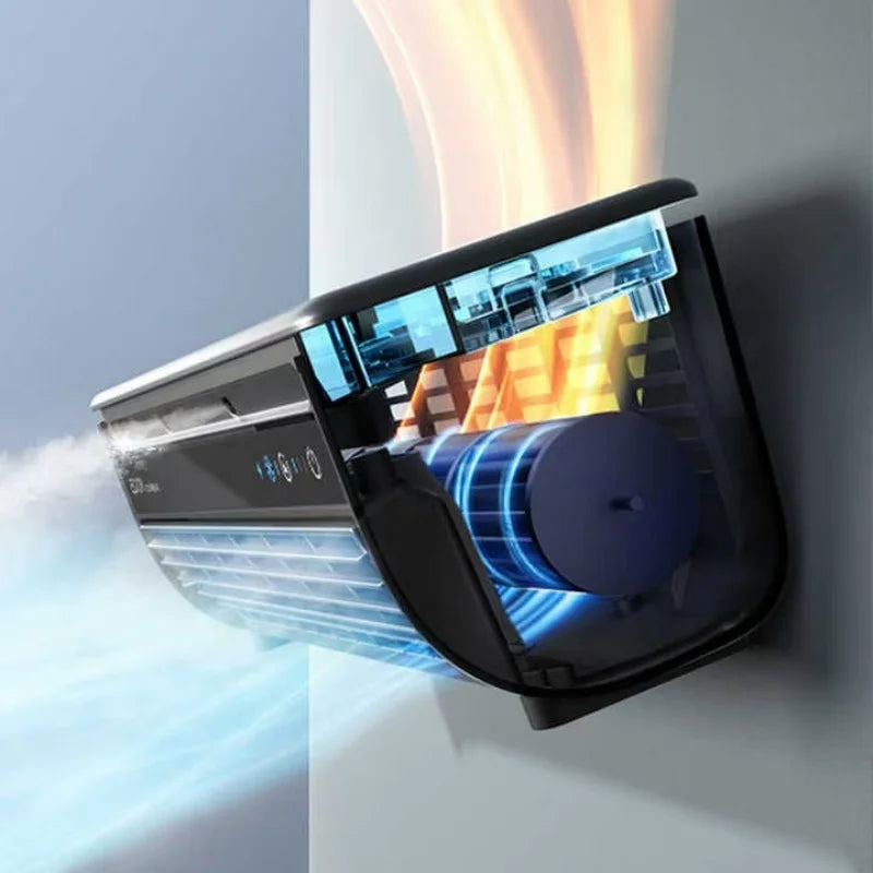 Turbo Air Circulation Remote Wall-Mount Cooling Fan - Image 2