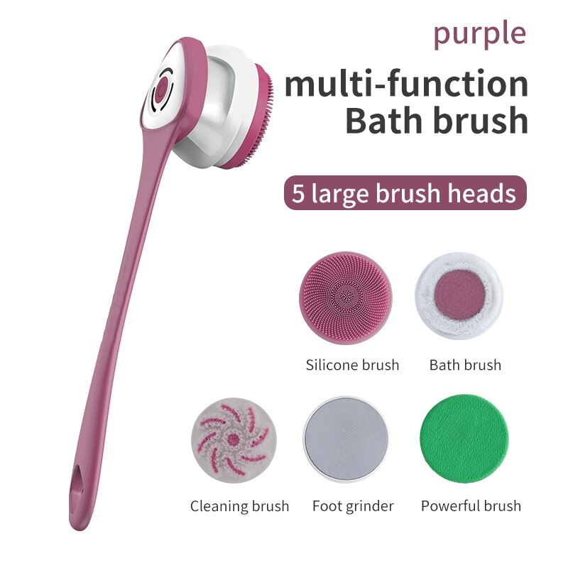 Deep Clean Long Handle Electric Shower Brush - Image 7