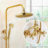 Golden Era Vintage Rainfall Bath Shower System - Image 6