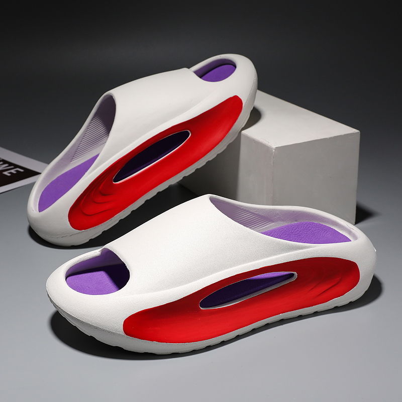 Hollow Out Futuristic Beach Slippers