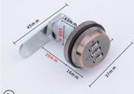 3-Digit Mechanical Password Cabinet Lock