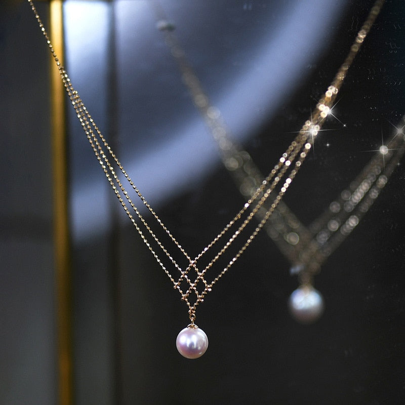 Bohemian Drop Stylish Pearl Necklace - Image 8