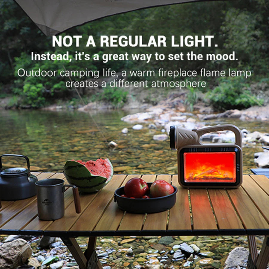 Sun Glow Solar LED Camping Flashlight