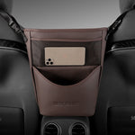 Car Armrest Leather Console Organizer