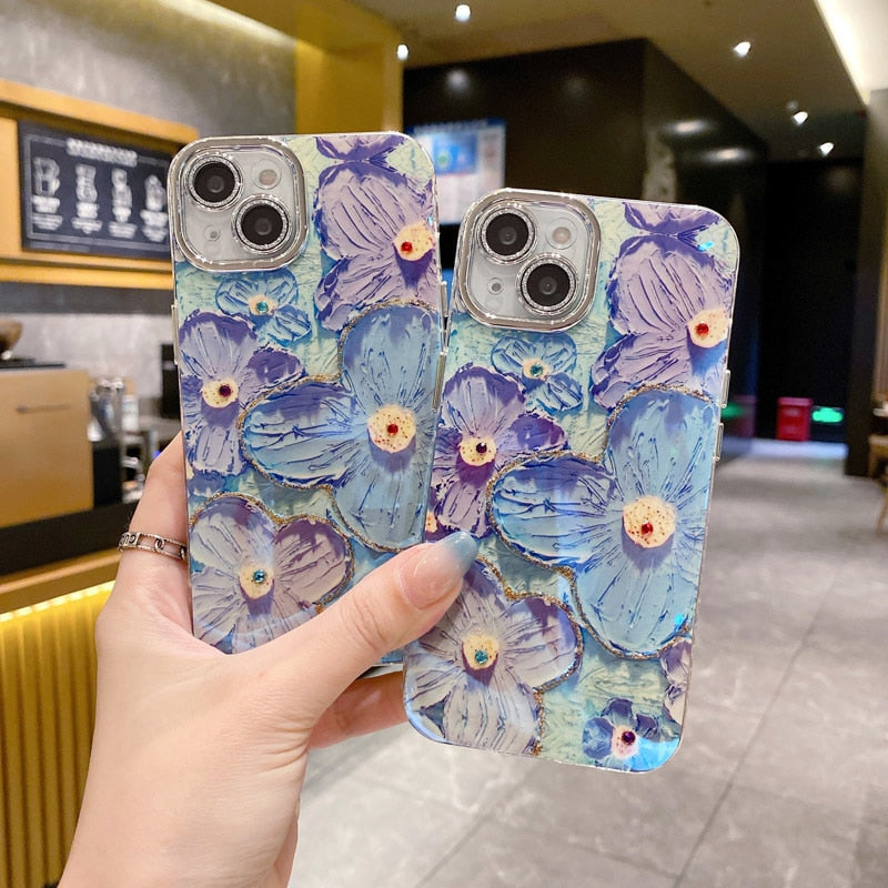 Flower Glow Soft Shockproof iPhone Case - Image 5