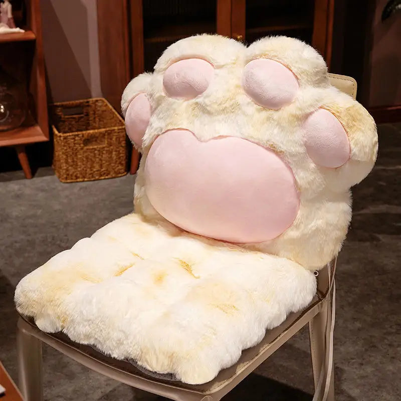 Cozy Cat Paw Plush Seat Pillow - Image 5