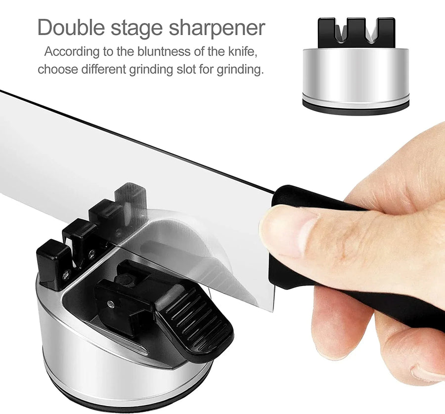 Non-Slip Pocket Size Chef's Quick Knife Sharpener - Image 2