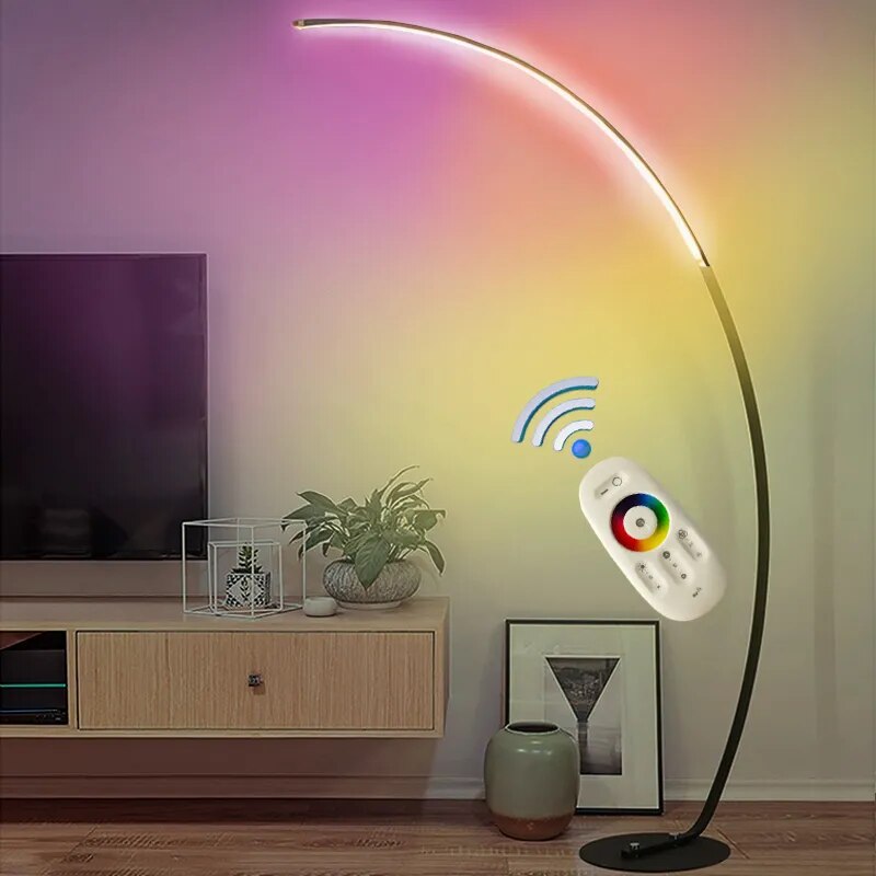 Dimmable Nordic Art Shine LED Floor Lamp - Image 0