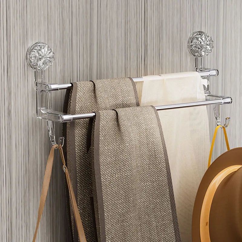 Double Rod Strong Suction Power Towel Rack - Image 4