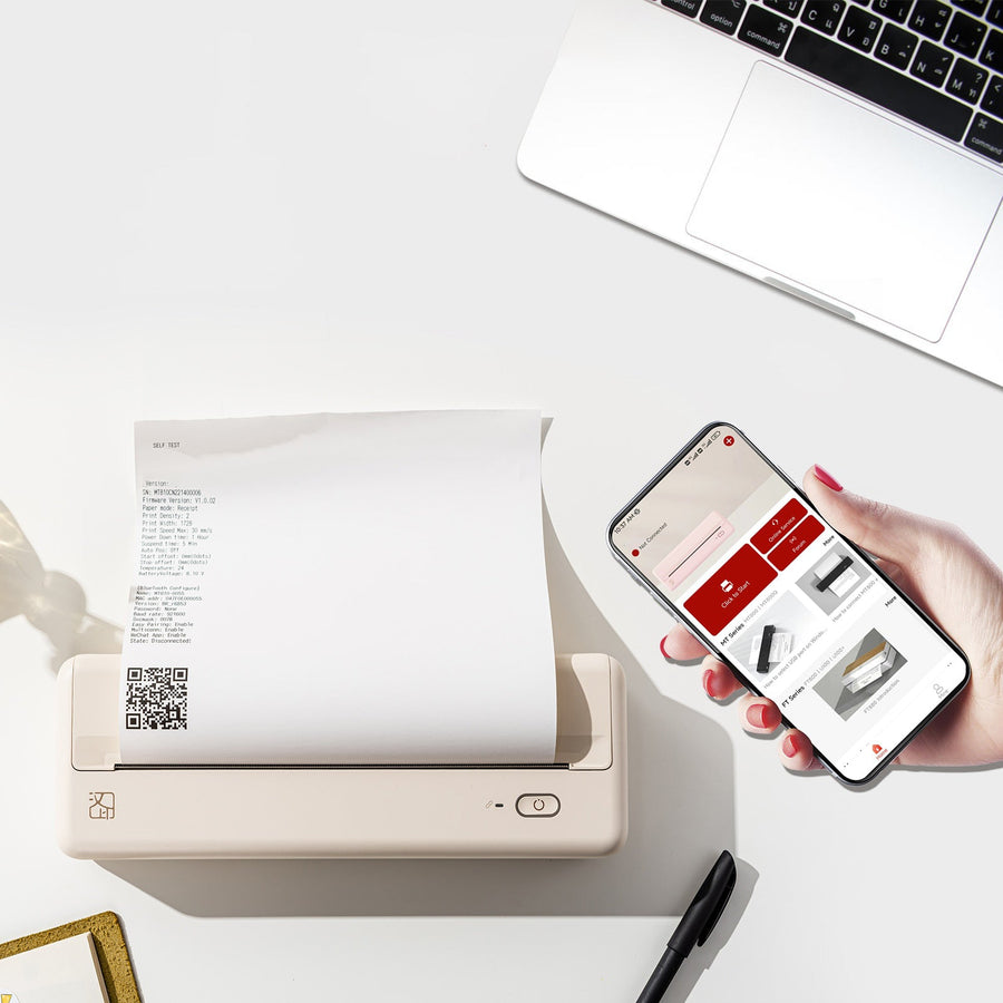 Pocket Print Portable Wireless A4 Printer - Image 1