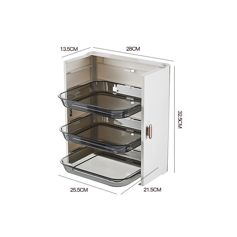 6-Layer Kitchen Food Plate Organizer