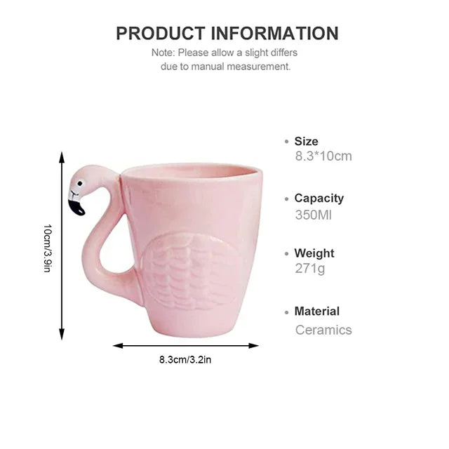 Pink Flamingo Ceramic Tea Set - Image 7
