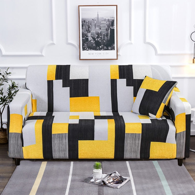 Modern Non-slip Colorful Elastic Sofa Cover - Image 26