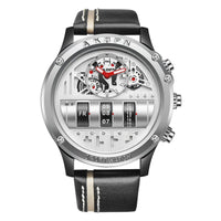 Time Capsule Rotating Calendar Engine Dial Watch - Image 9