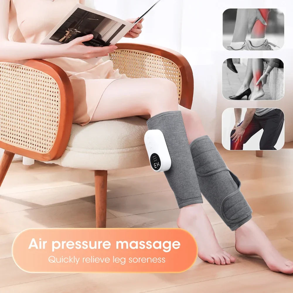 Deep Tissue Infrared Heat Compression Electric Leg Muscle Therapy Massager - Image 1