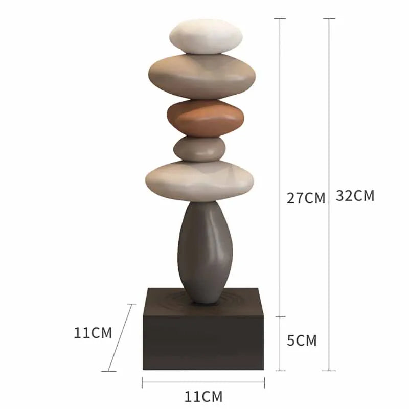 Zen Stone Stack Aesthetic Home Decor - Image 4